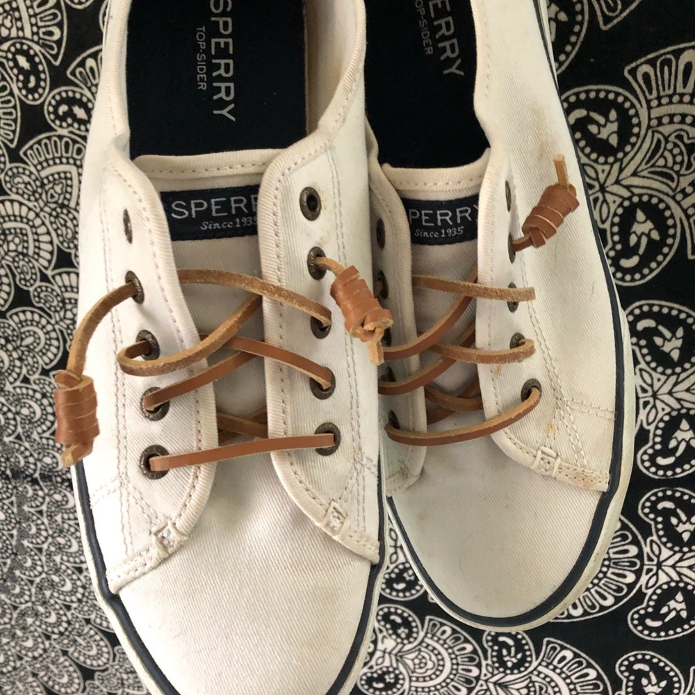White Sperrys